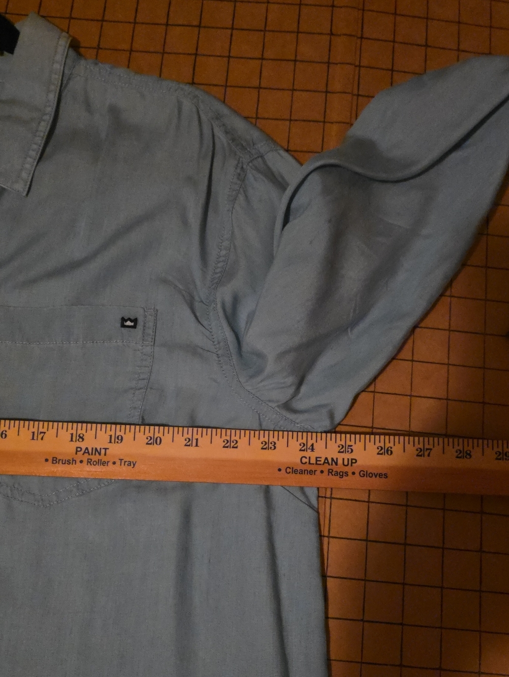 Crown & Ivy Casual Light Blue Button Down Long Sleeve Shirt Sz 1X NWT - Picture 6 of 8
